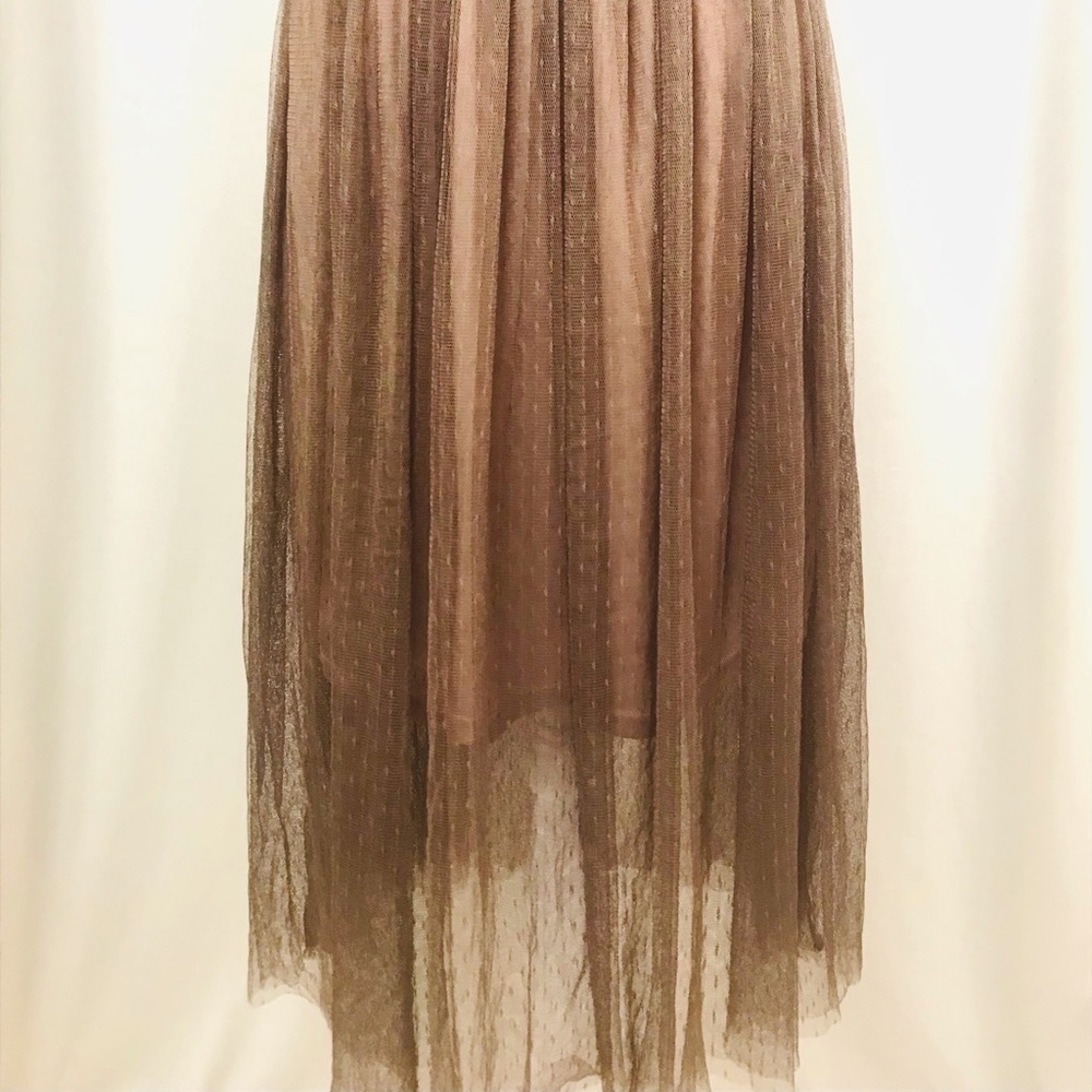 Anthropologie A'reve Romantic Tiered Tulle Midi Dress - Size S - Picture 5 of 12